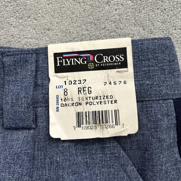 Flying Cross Pants Womens 8 Regular Blue Postal Trouser Work Uniform Carrier - Picture 9 of 12